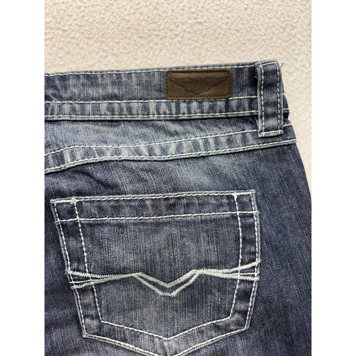 Harley-Davidson Womens Tall Denim Bootcut Jeans #7502