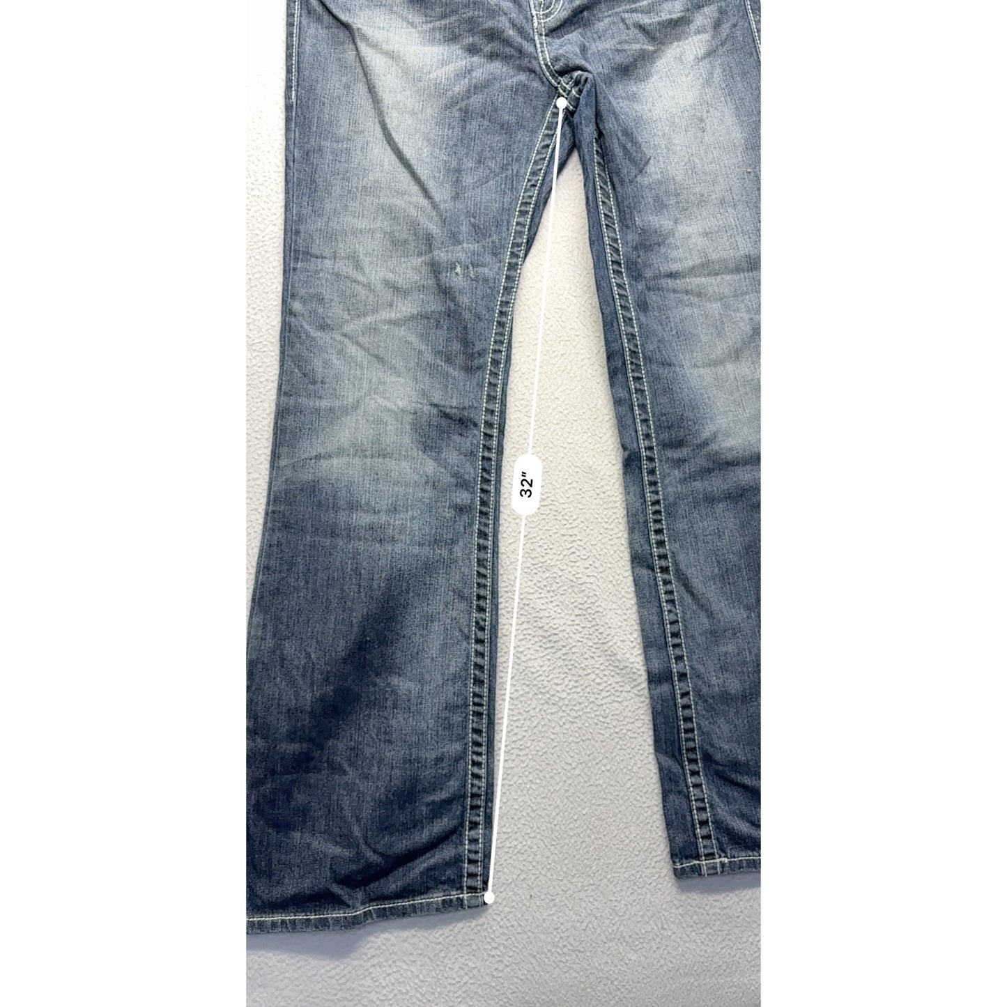 Harley-Davidson Womens Tall Denim Bootcut Jeans #7502