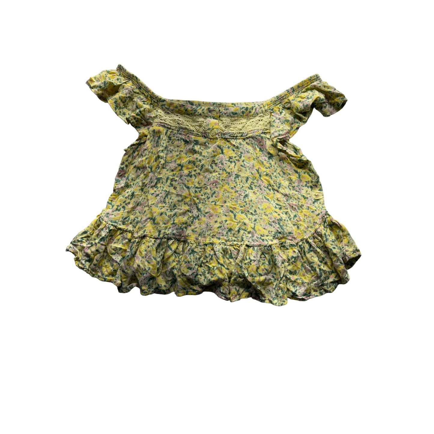 Women’s Lucky Brand Floral Cropped Tank #5457