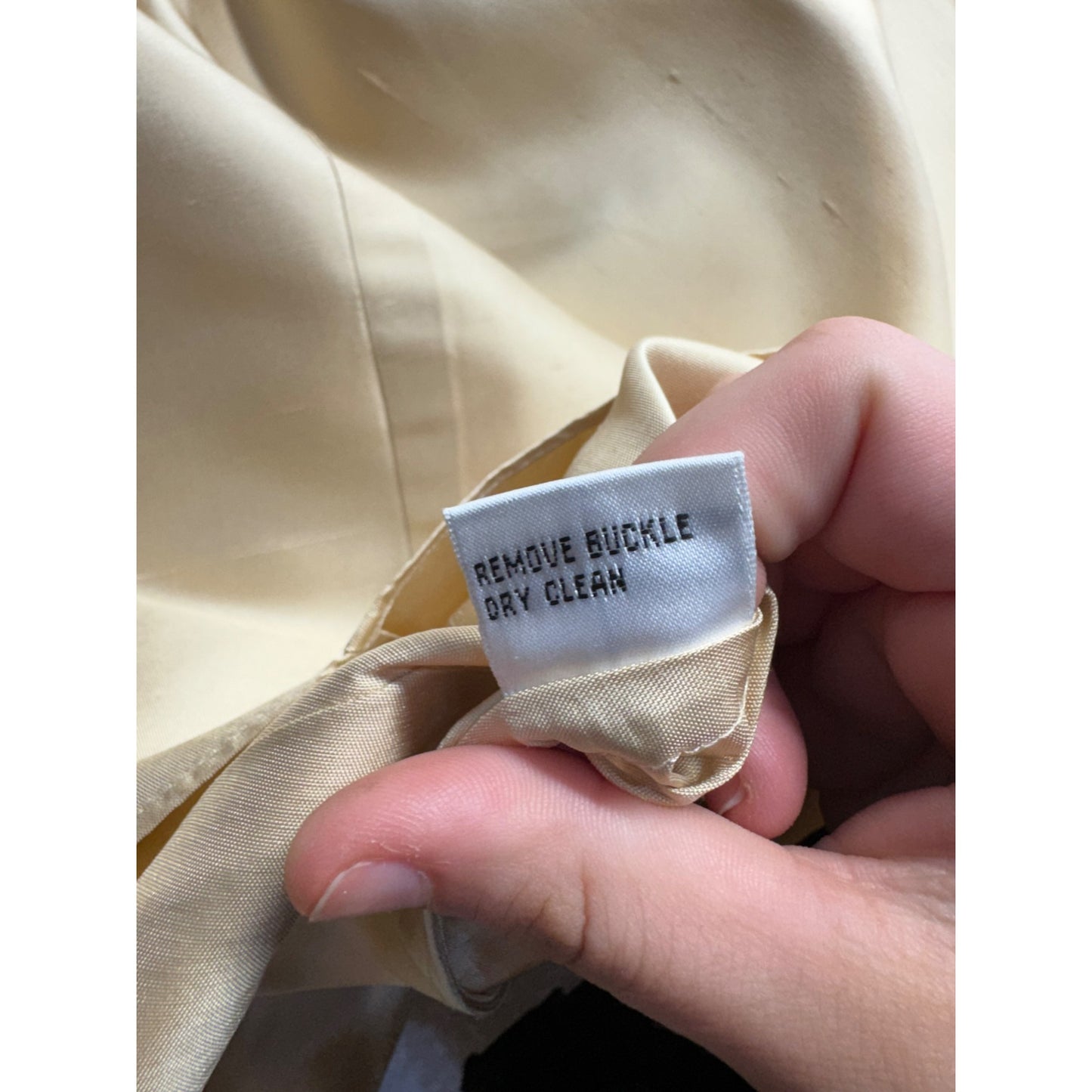 Talbots Petites Pure Silk Blouse Size 12 Champagne #9168
