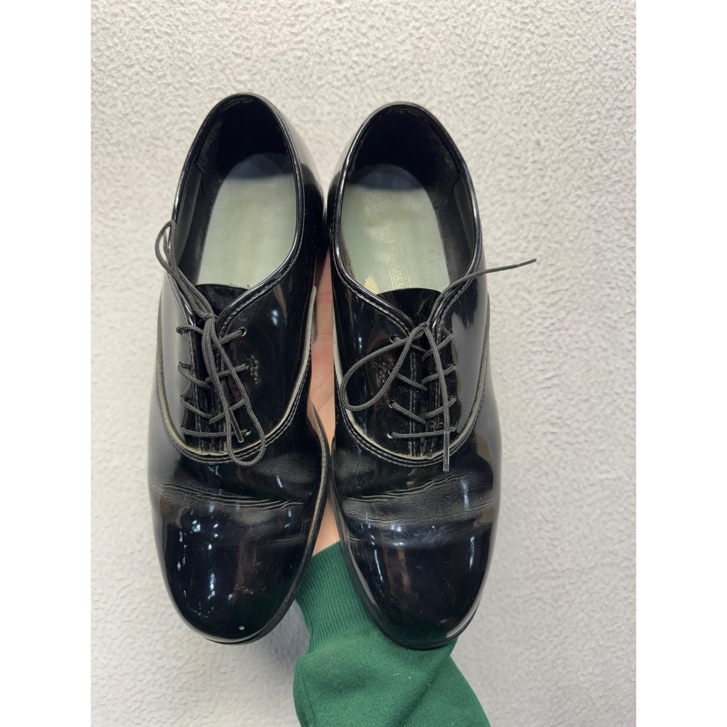 Mens Black Patent Leather Dress Shoes #5991