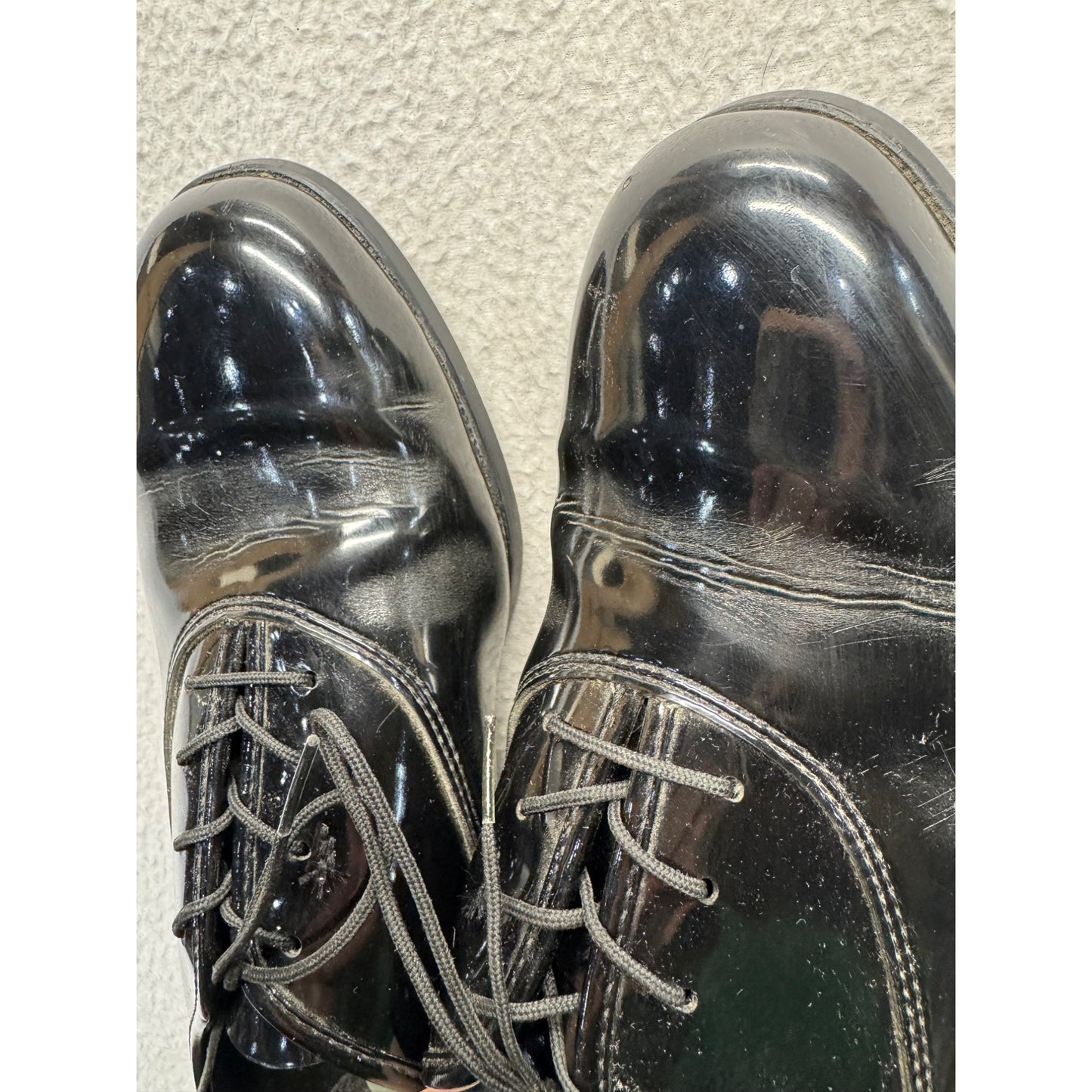 Mens Black Patent Leather Dress Shoes #5991