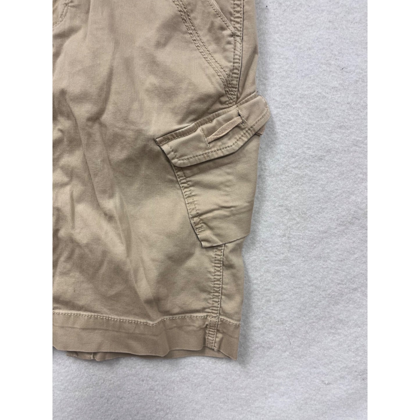 Old Navy Womens Khaki Cargo Skirt Size 2 Cotton & Spandex With Pockets #6798