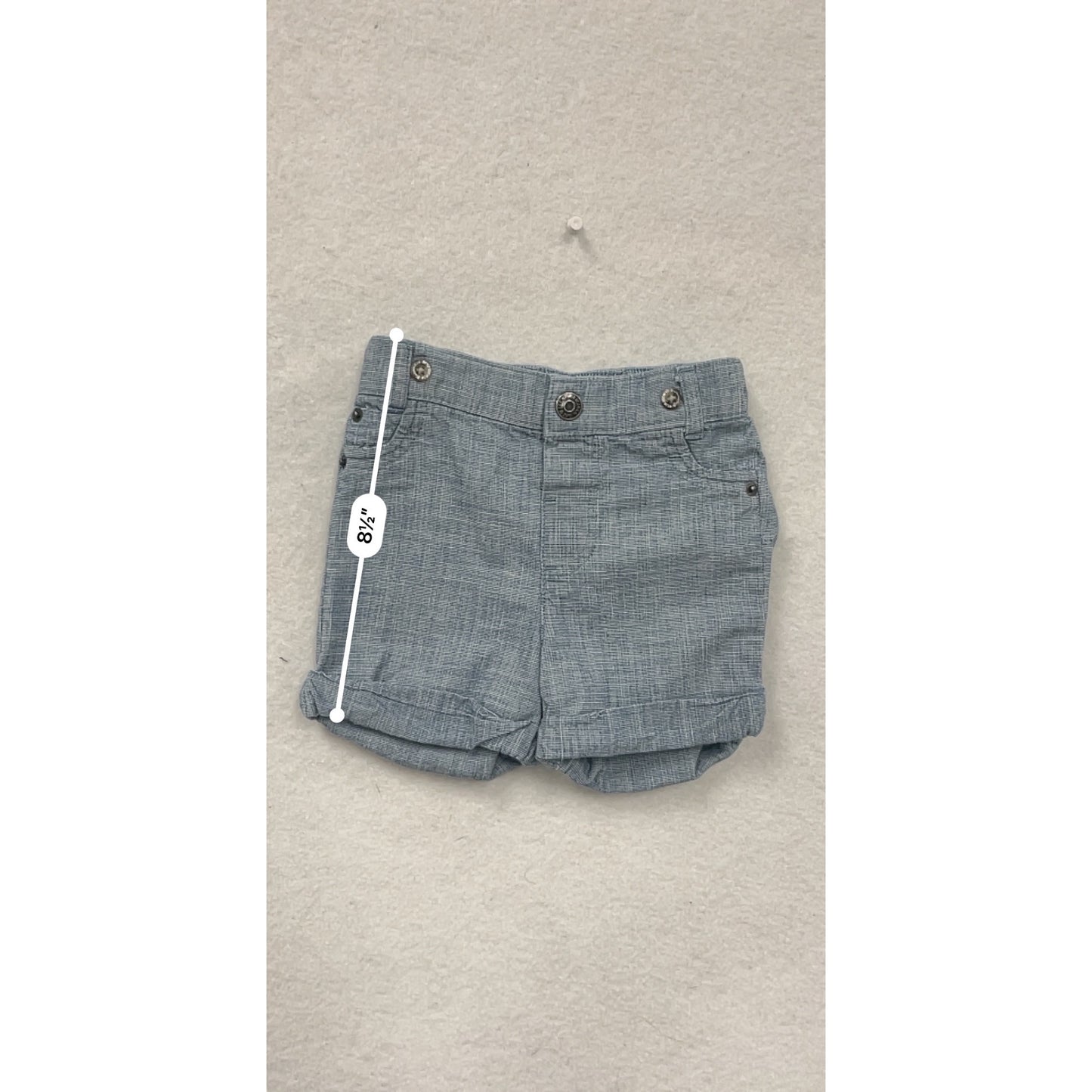 Baby Cat & Jack Chambray Shorts 3-6M #6675