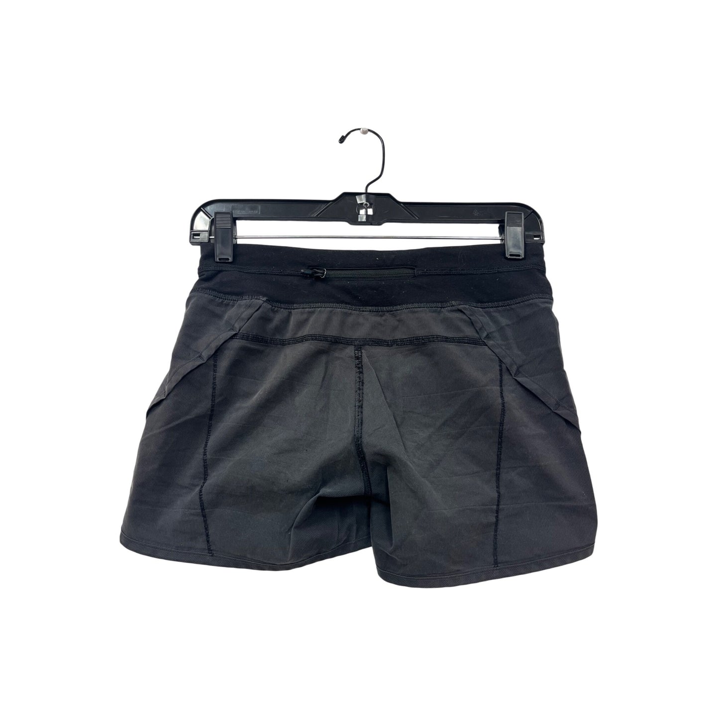 Ivivva Womens XS Black Running Shorts With Overlap Hem & Stretch Waistband #6767