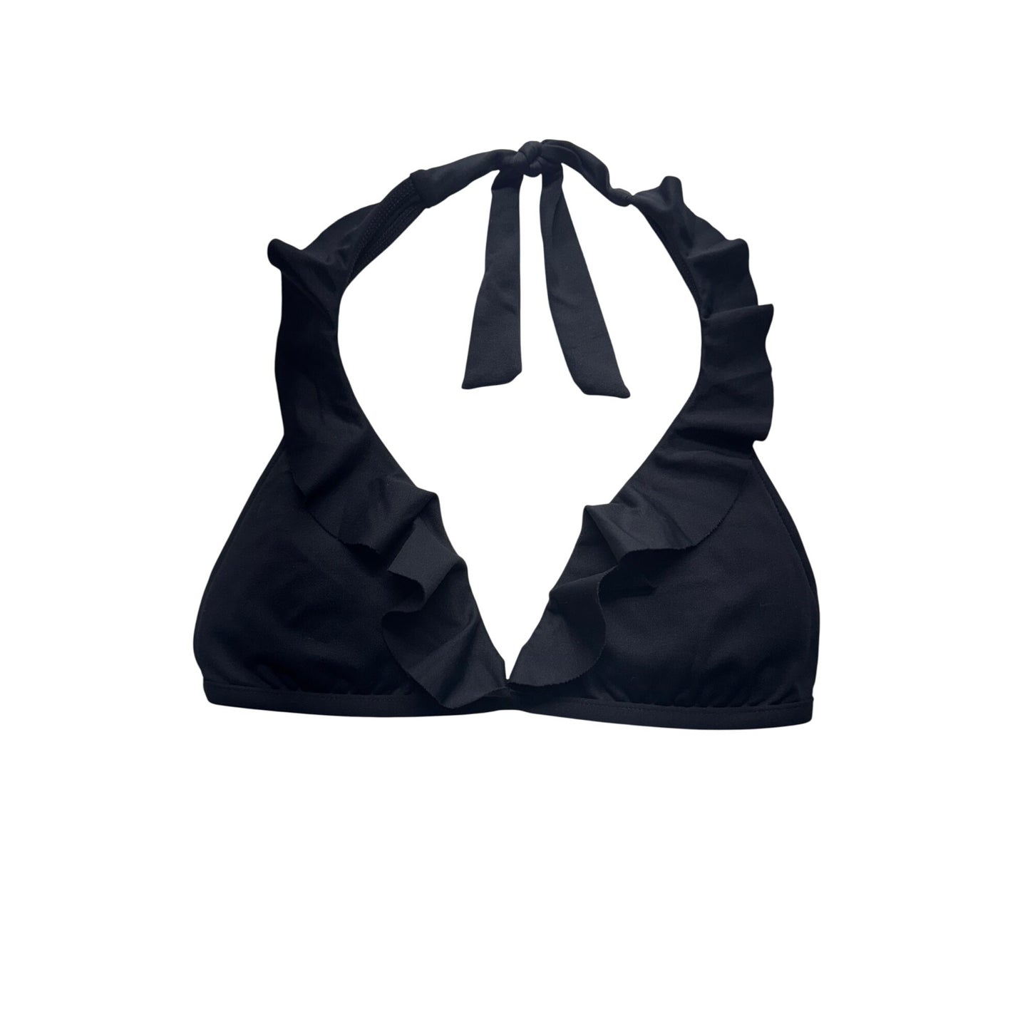 Ralph Lauren Ruffle Halter Bikini Top #5715