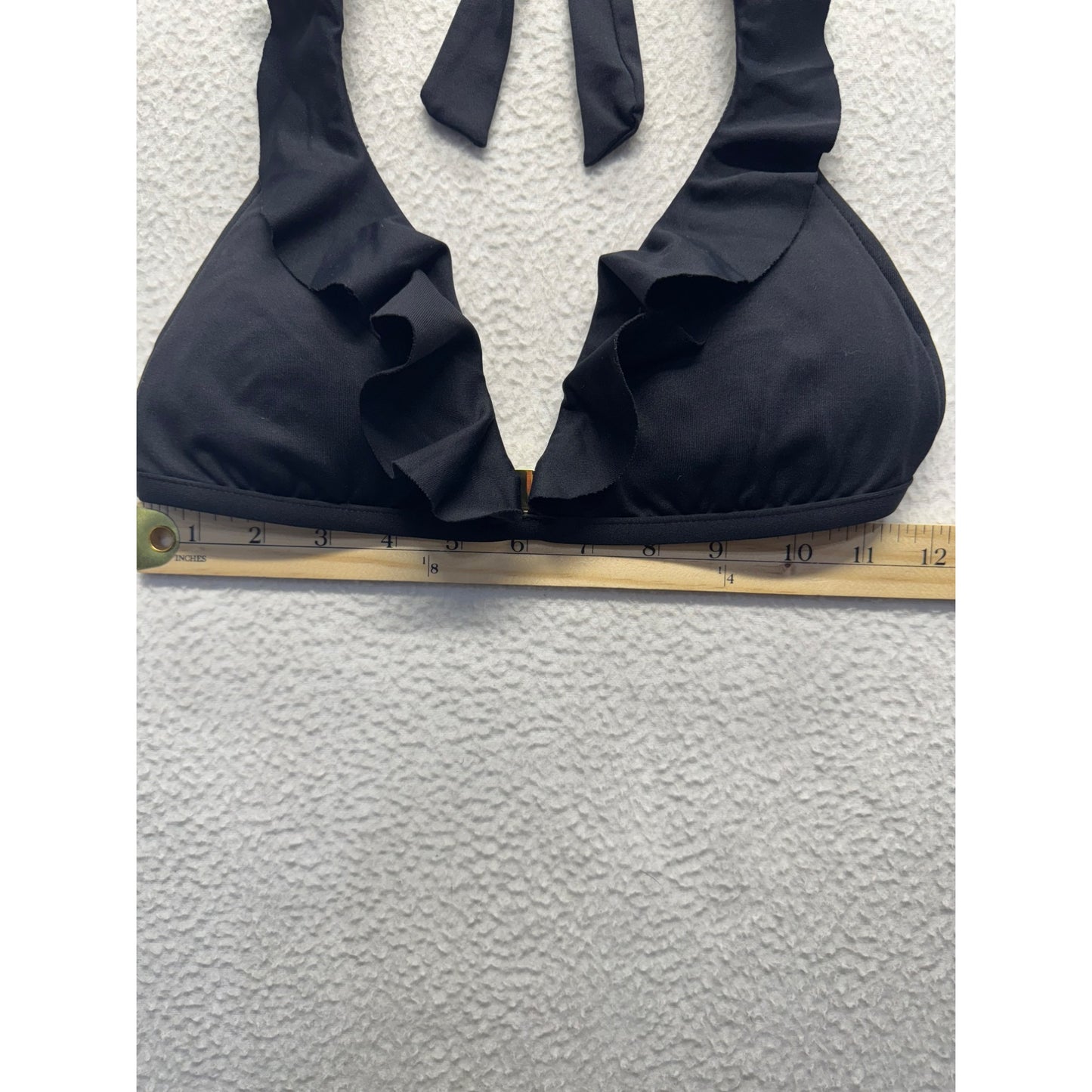 Ralph Lauren Ruffle Halter Bikini Top #5715