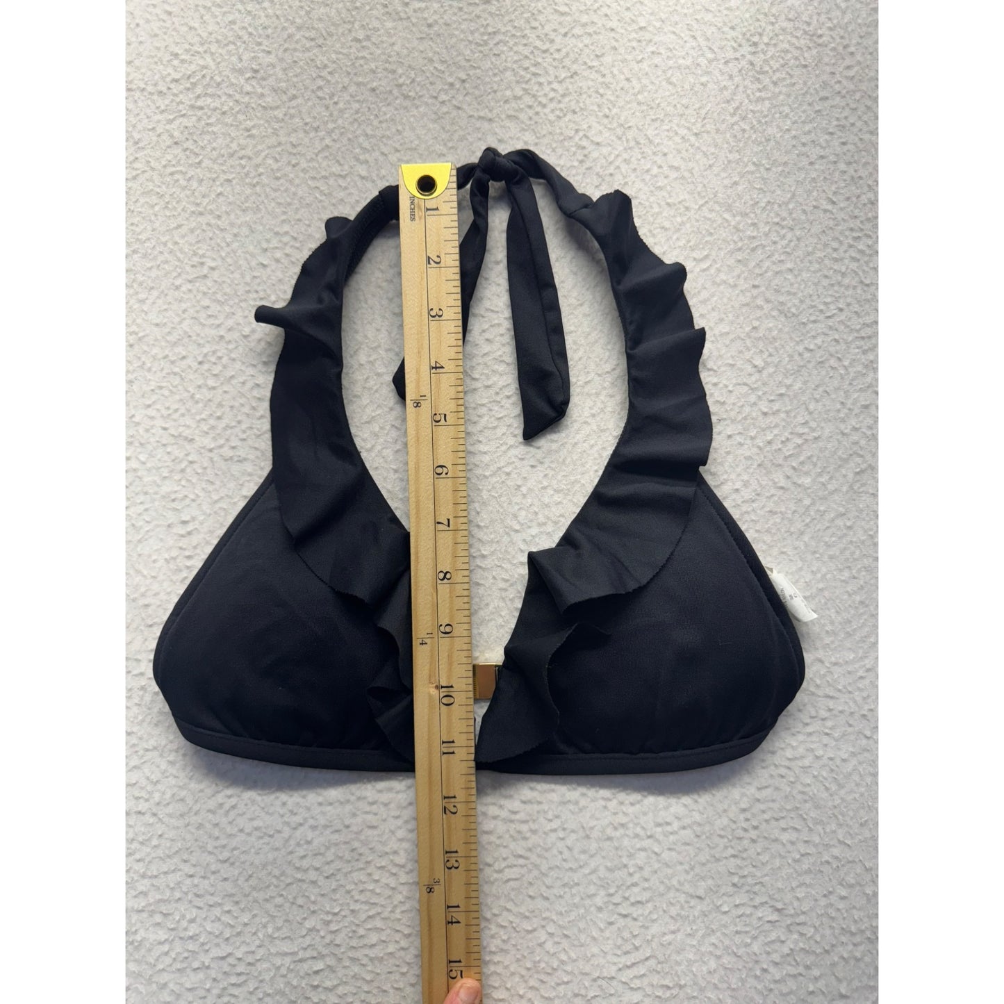Ralph Lauren Ruffle Halter Bikini Top #5715