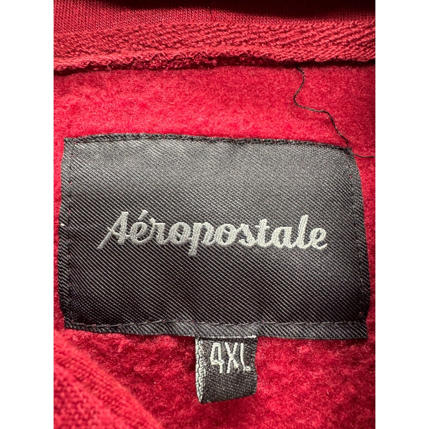 Men’s Aeropostale Red Pullover Hoodie #7744