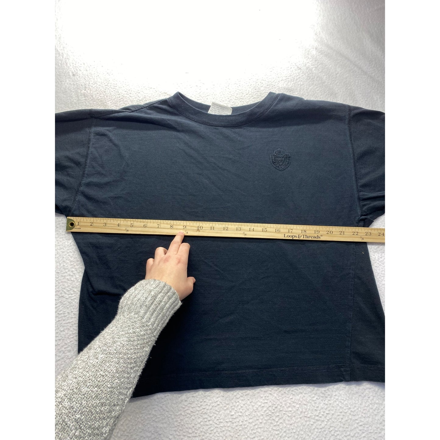 Vintage Pierre Cardin Black Cotton T-Shirt #5750