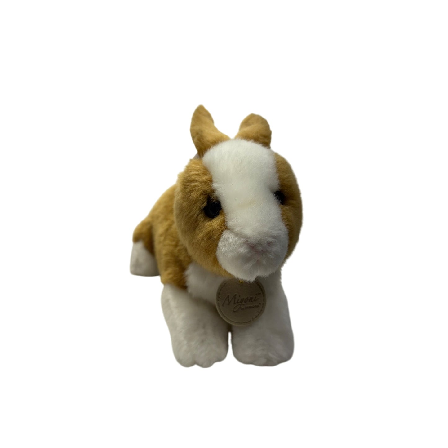 Miyoni Aurora Plush Brown & White Bunny Rabbit #7647