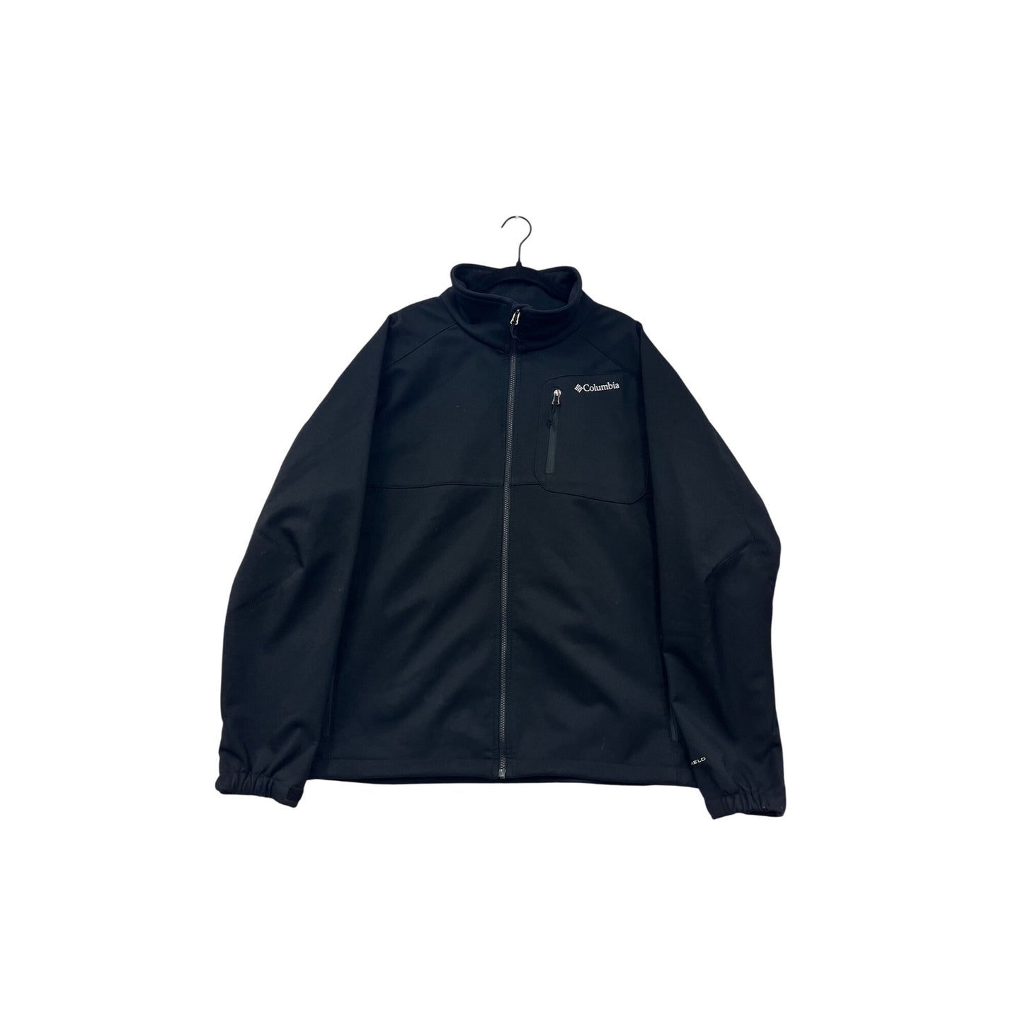 Columbia Mens Black Omni-Shield Full-Zip Fleece Jacket XXL #8142