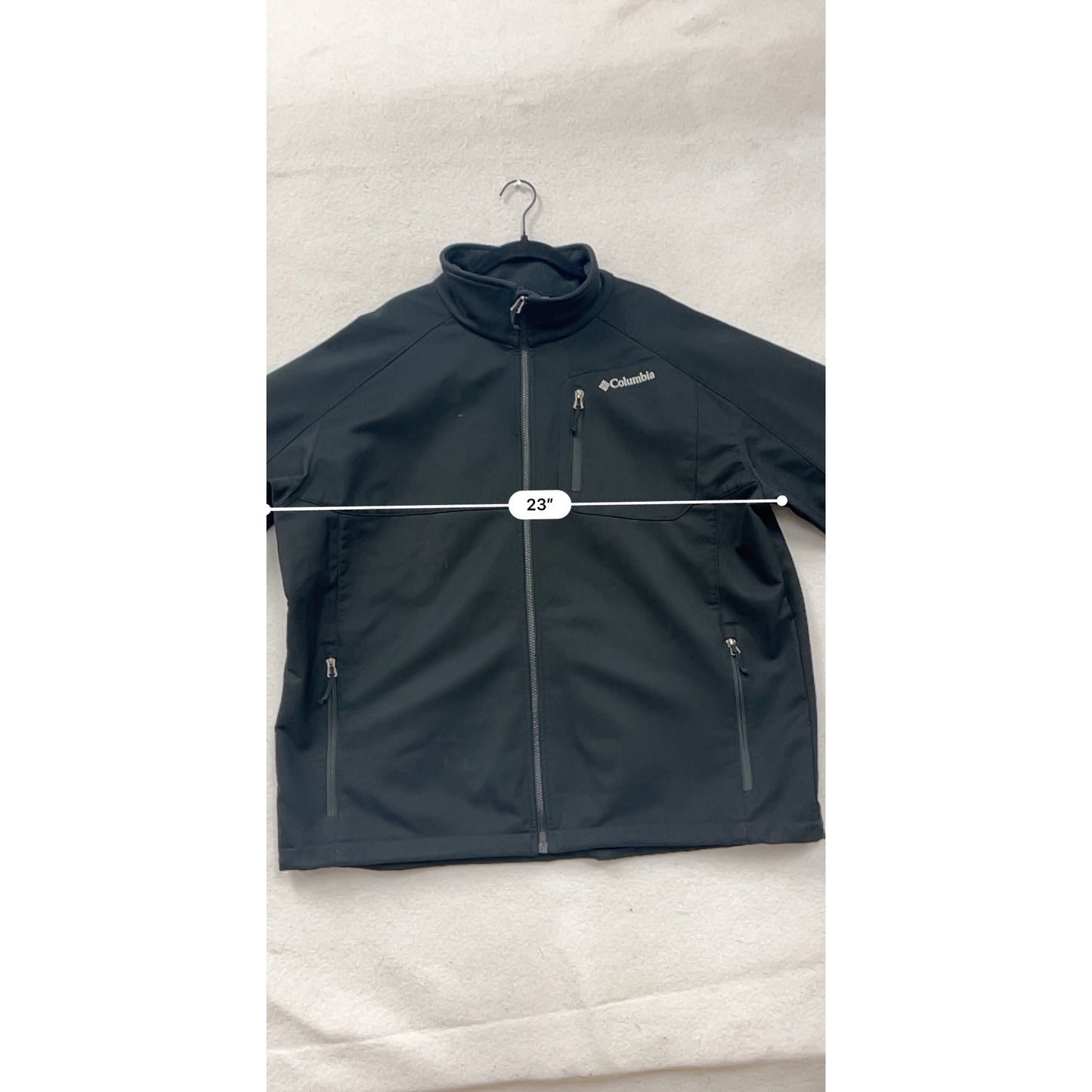 Columbia Mens Black Omni-Shield Full-Zip Fleece Jacket XXL #8142