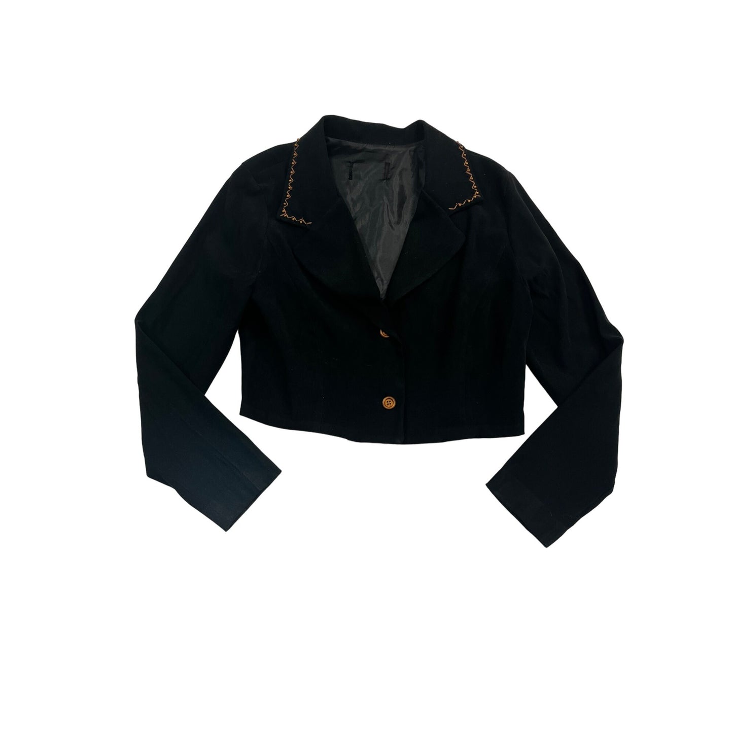 Women’s Repurposed Cropped Blazer Jacket #2466