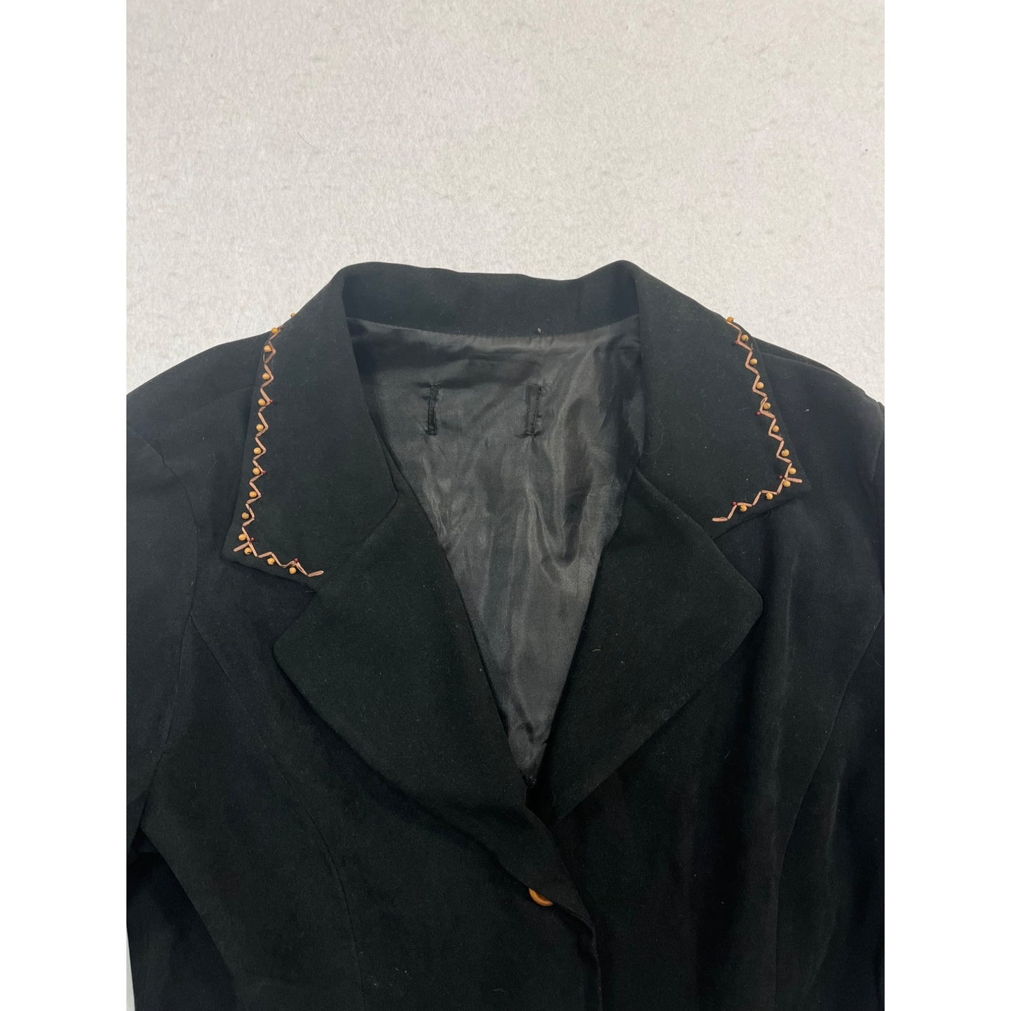 Women’s Repurposed Cropped Blazer Jacket #2466