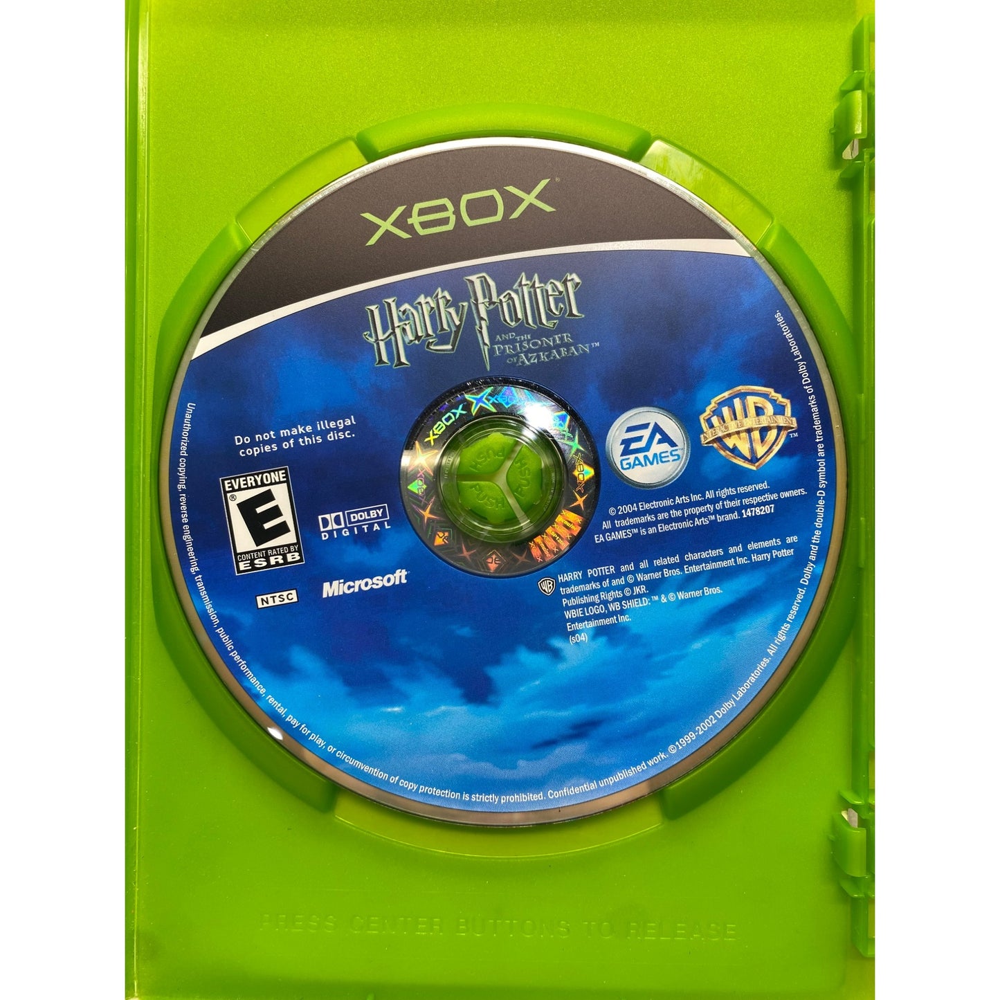 Harry Potter & the prisoner of Azkaban game for original Xbox #5516