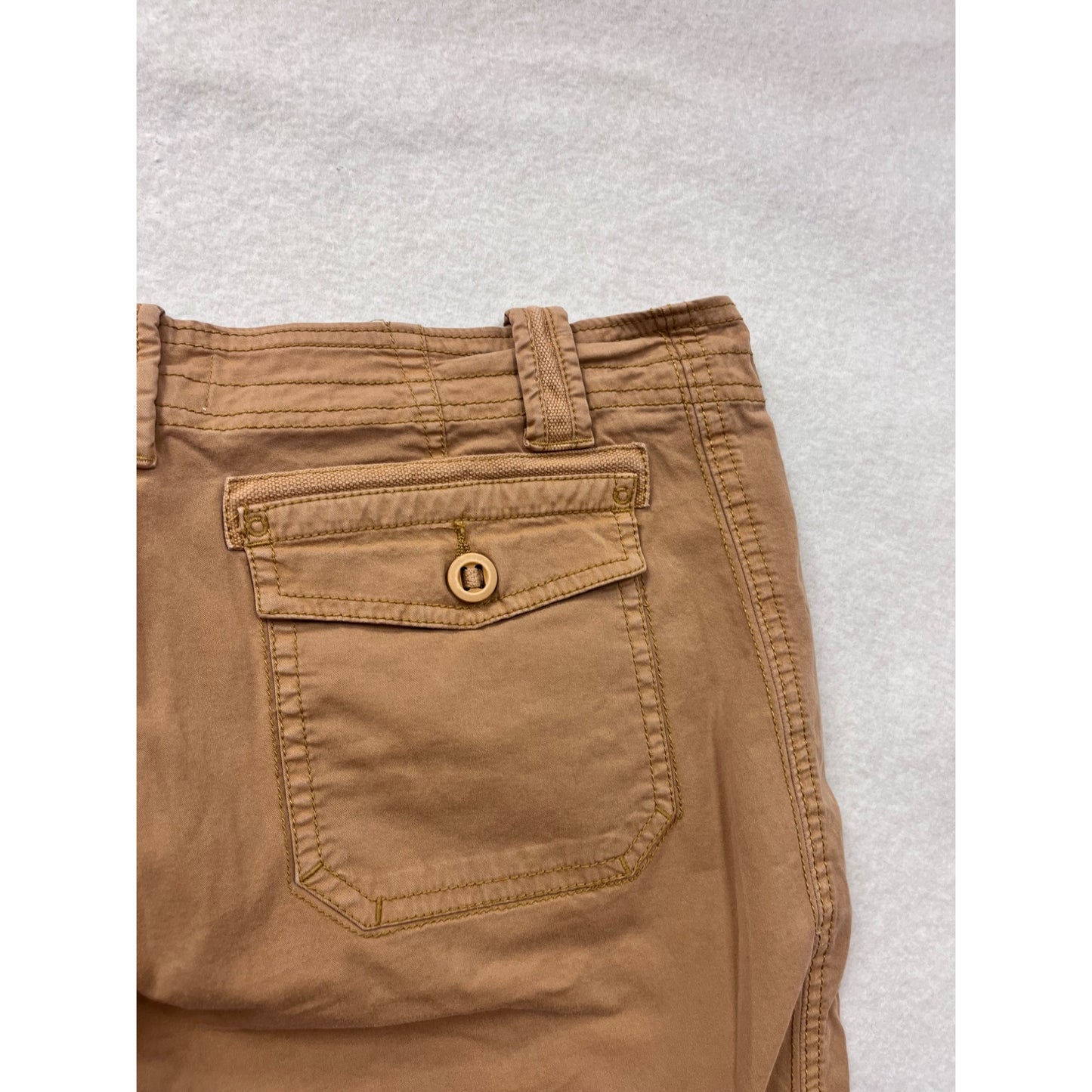 Aventura Womens Organic Cotton & Spandex Cargo Capri Pants Size 10 #6727
