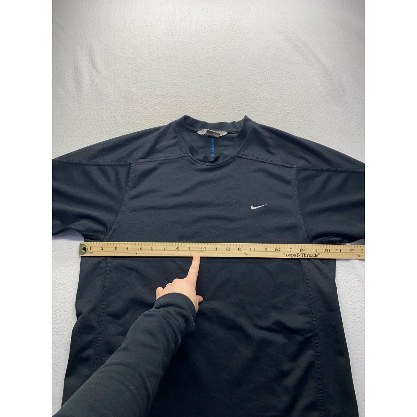 Nike Mens Large Black Short Sleeve Athletic T-Shirt #7035