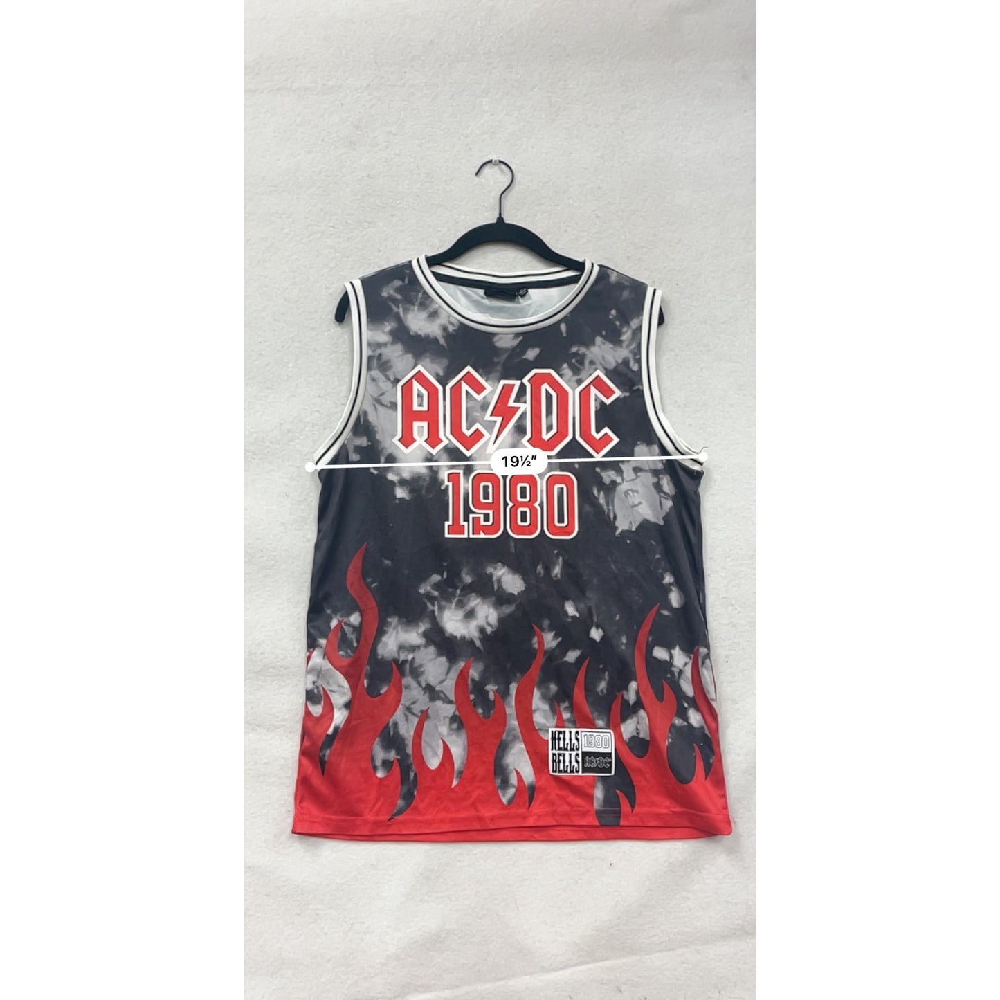 AC/DC 1980 Hells Bells Medium Graphic Sleeveless Tank Top #8722