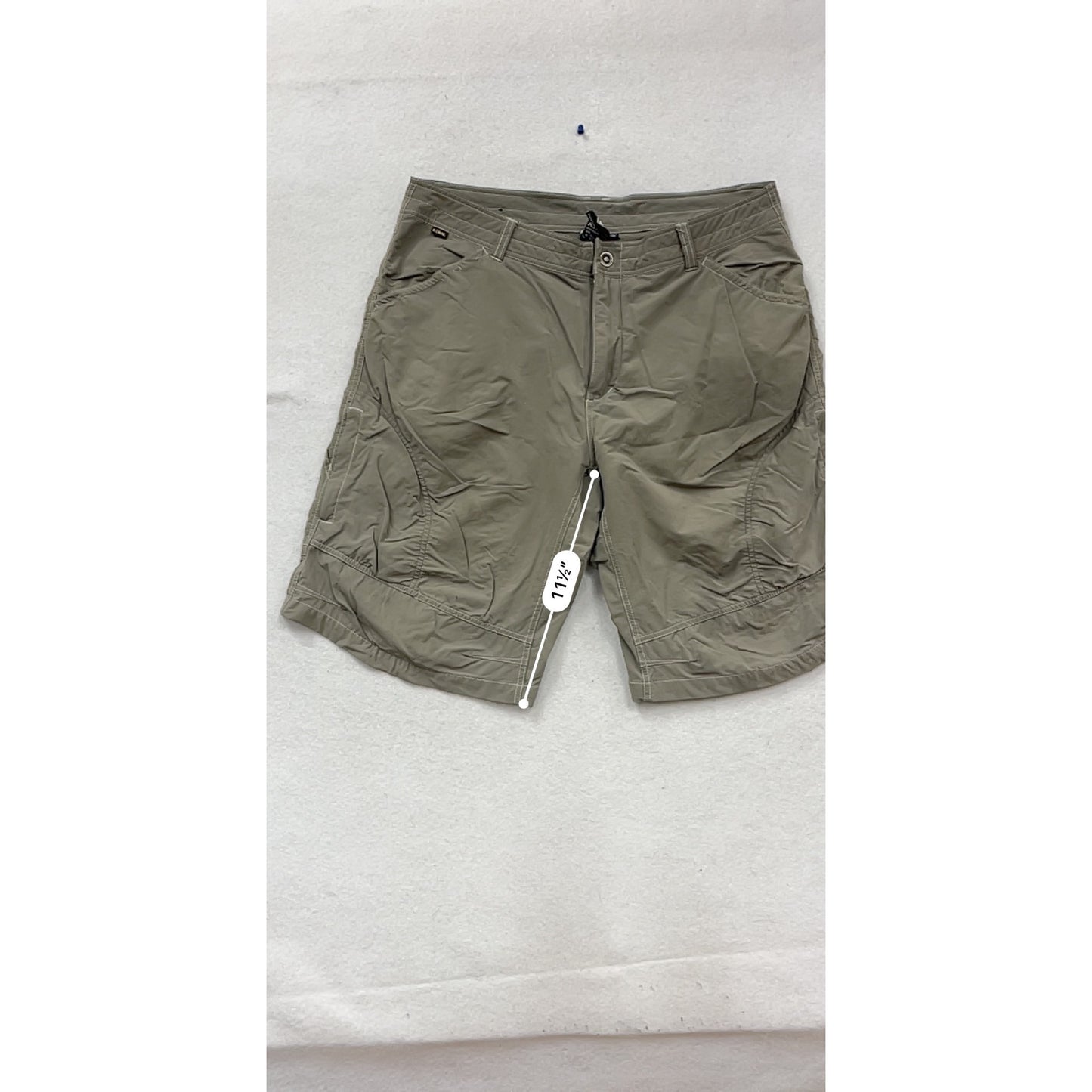 Kuhl Outdoor Hiking Shorts Khaki Cargo Pockets Size 38 #793A