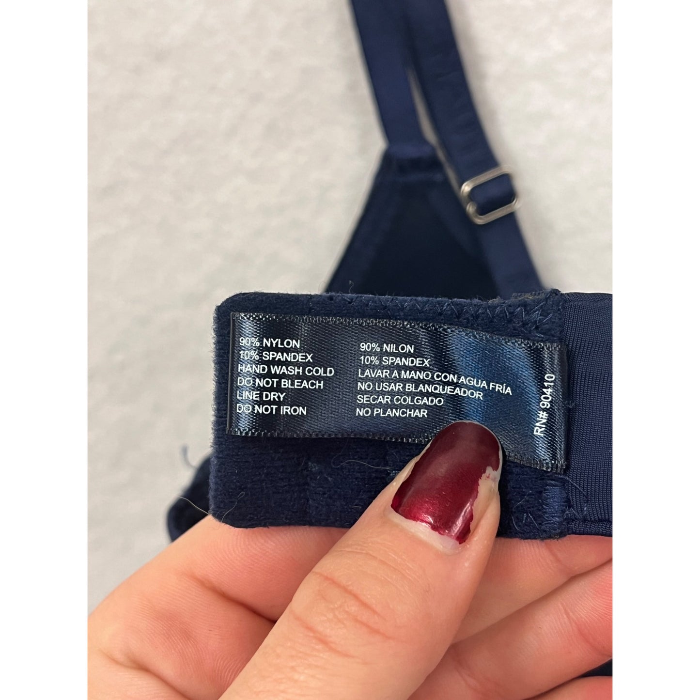 Women’s Navy Blue Nautica Bra Size 34C #6262