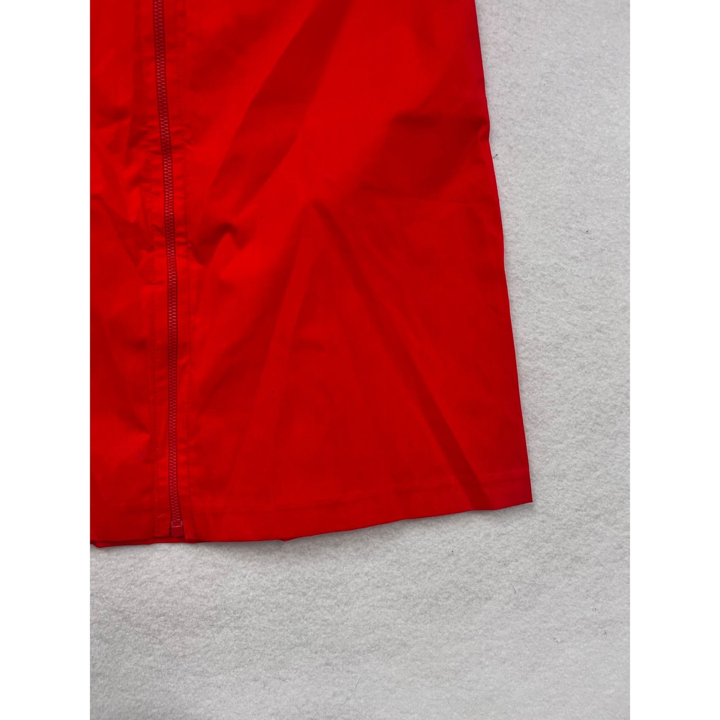 Vintage Sears Womens Red A-Line Skirt Size 9 Polyester & Cotton With Front Zipper Closure #6852