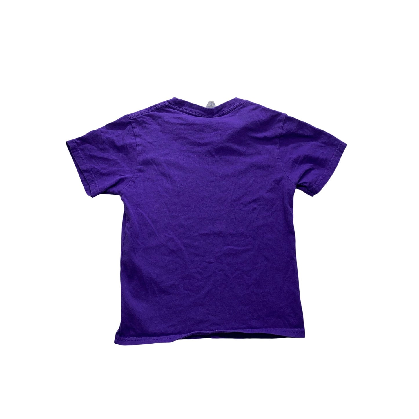 Skol Purple & Yellow Youth XS T-Shirt Featuring Viking Horns #7353