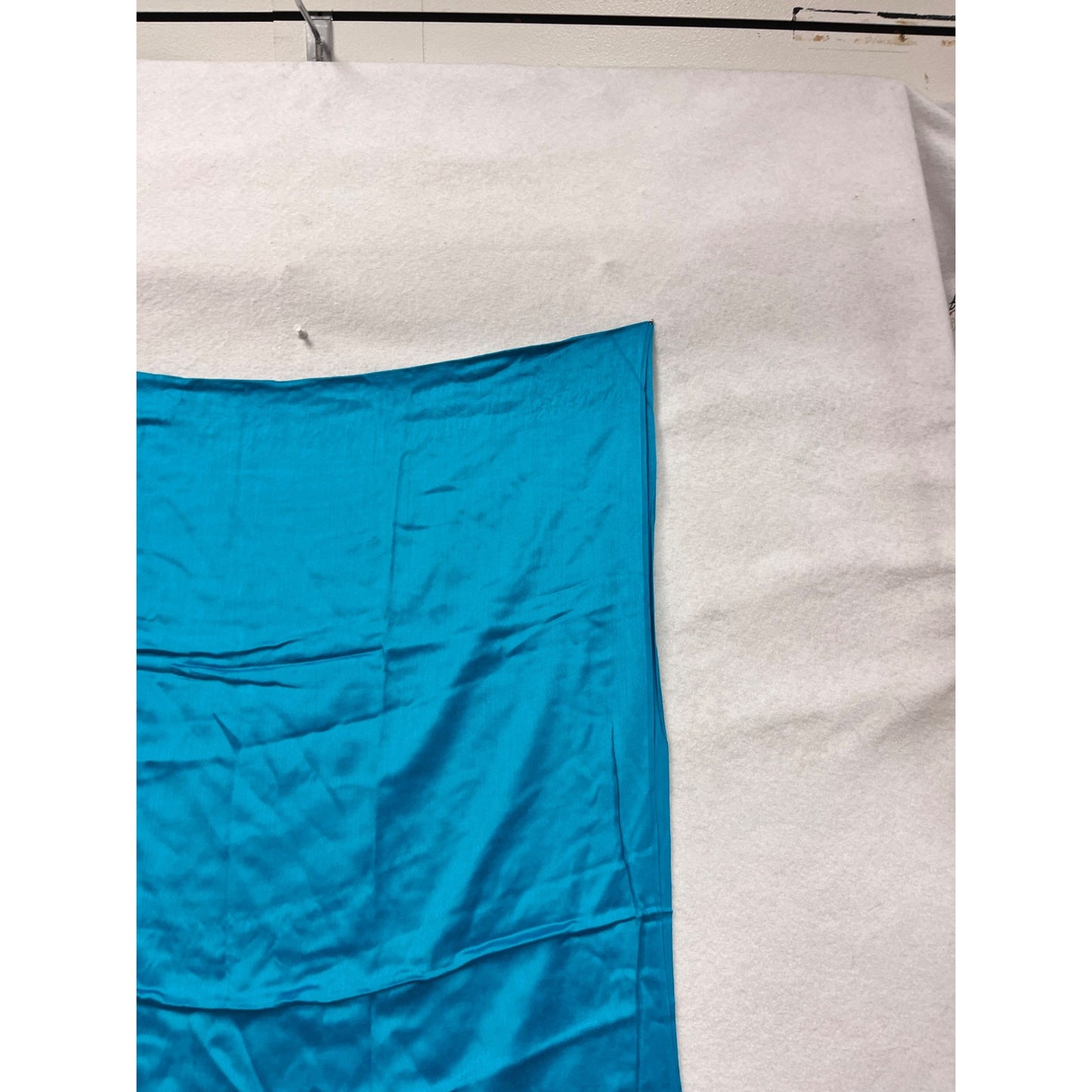 Pashmina 100% Cashmere Turquoise Scarf With Fringe Edges #8248
