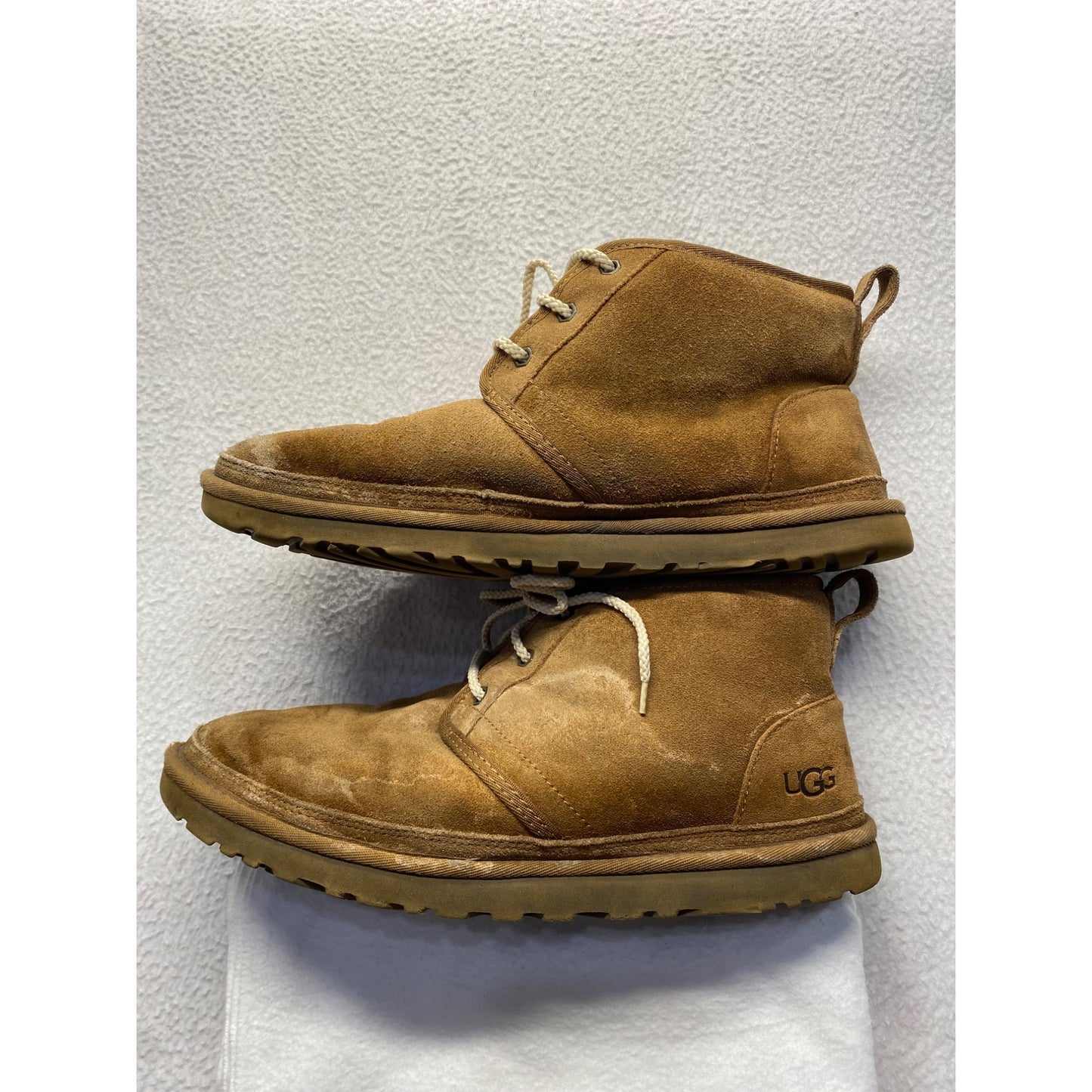 UGG Mens Suede Shearling Lined Lace-Up Chukka Boots #7271
