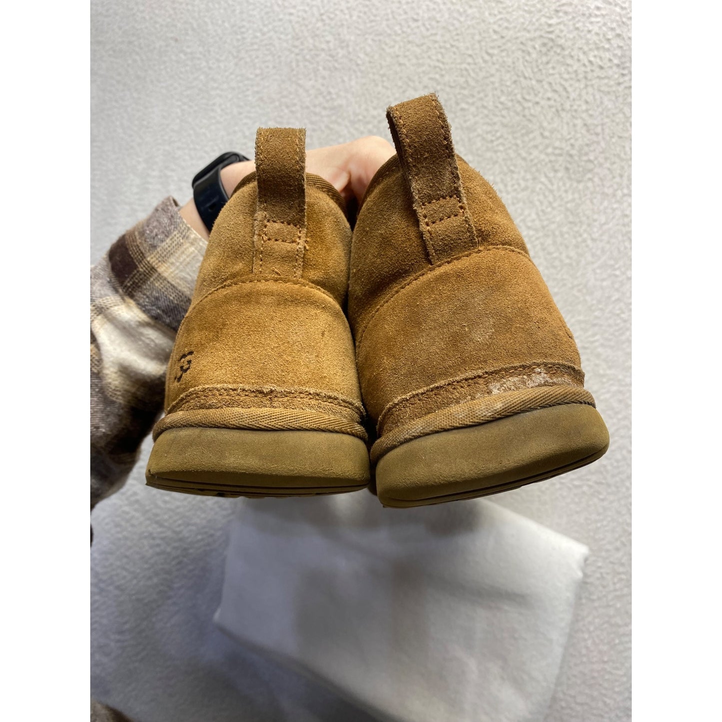 UGG Mens Suede Shearling Lined Lace-Up Chukka Boots #7271