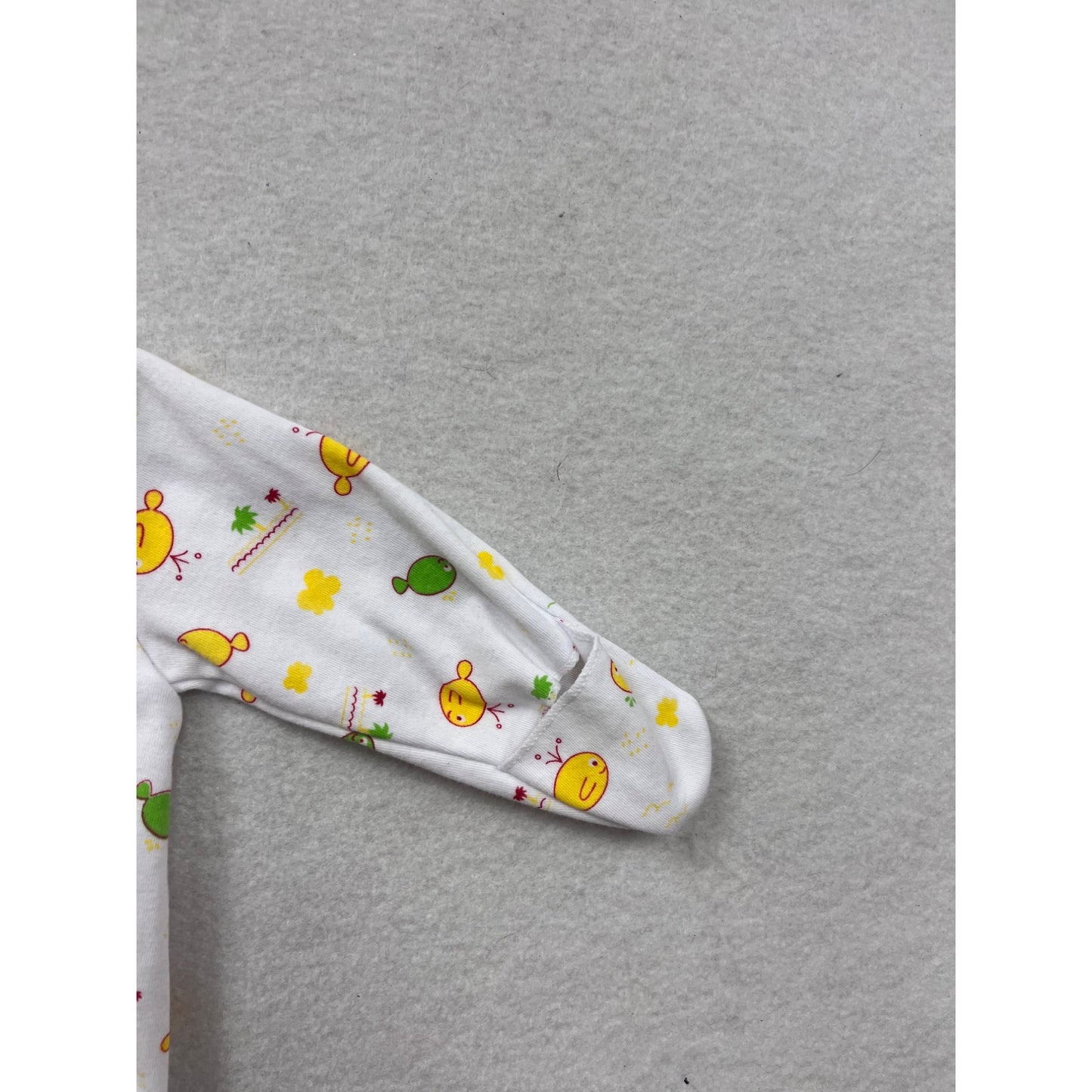 3-6M Baby Wrap With Yellow & Green Duck Print #8178
