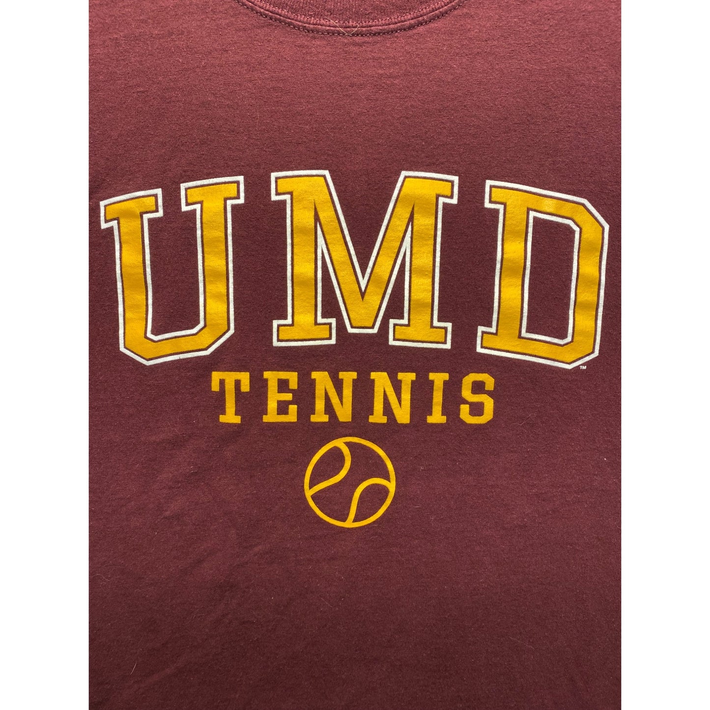 UMD Tennis Graphic T-Shirt College Sports Tee #7311