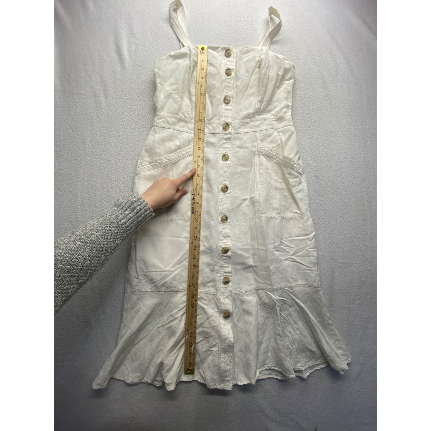 Banana Republic Button-Up Midi Dress Size 10 #7080