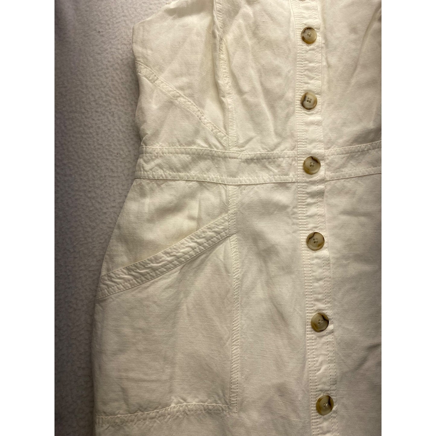 Banana Republic Button-Up Midi Dress Size 10 #7080