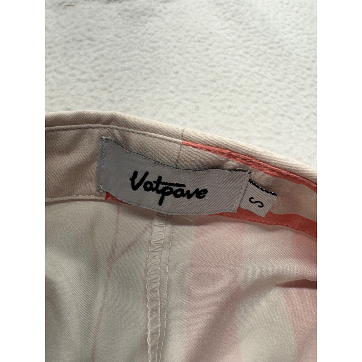 Flamingo & Striped Short-Sleeve Button-Up Shirt By Vatpave #7549