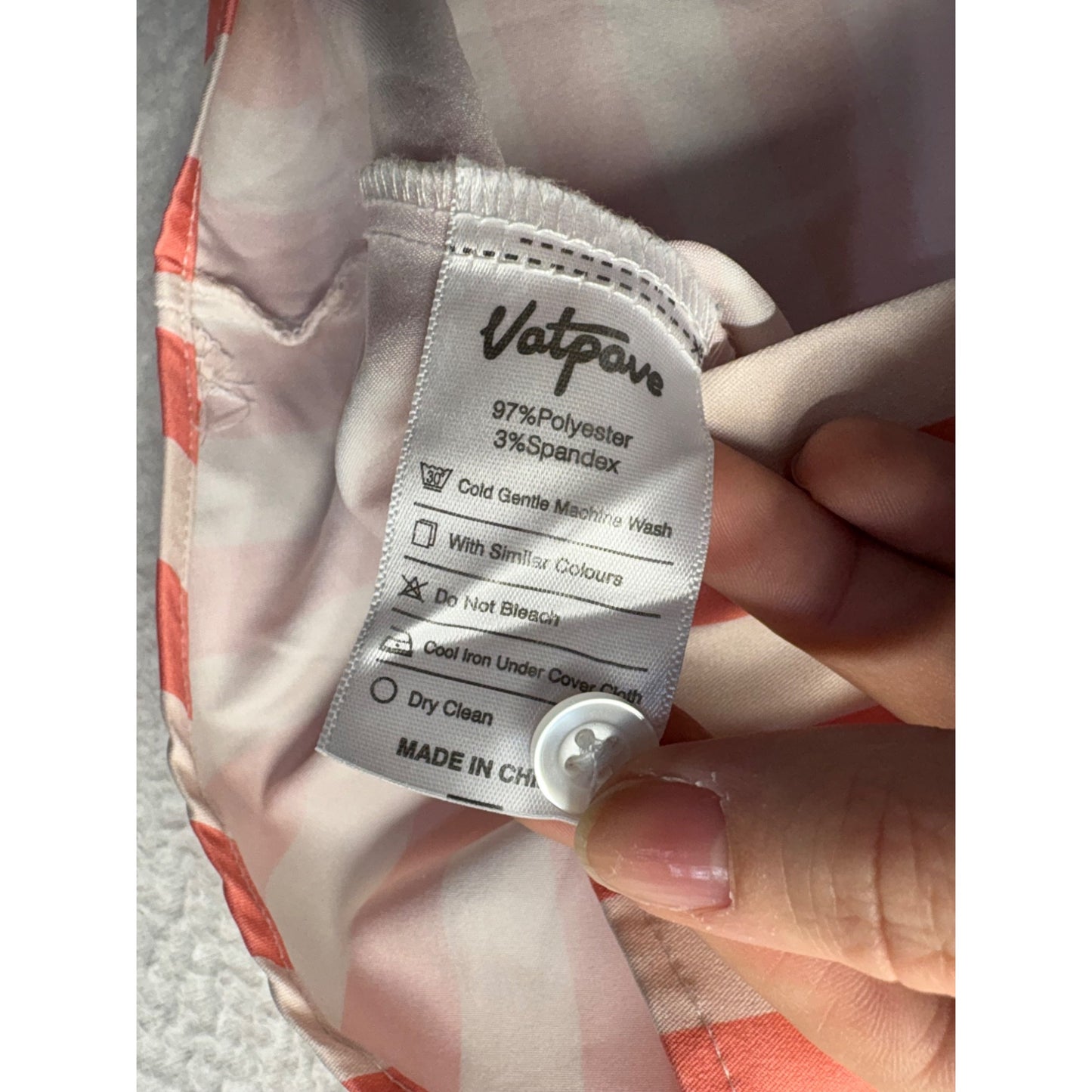 Flamingo & Striped Short-Sleeve Button-Up Shirt By Vatpave #7549