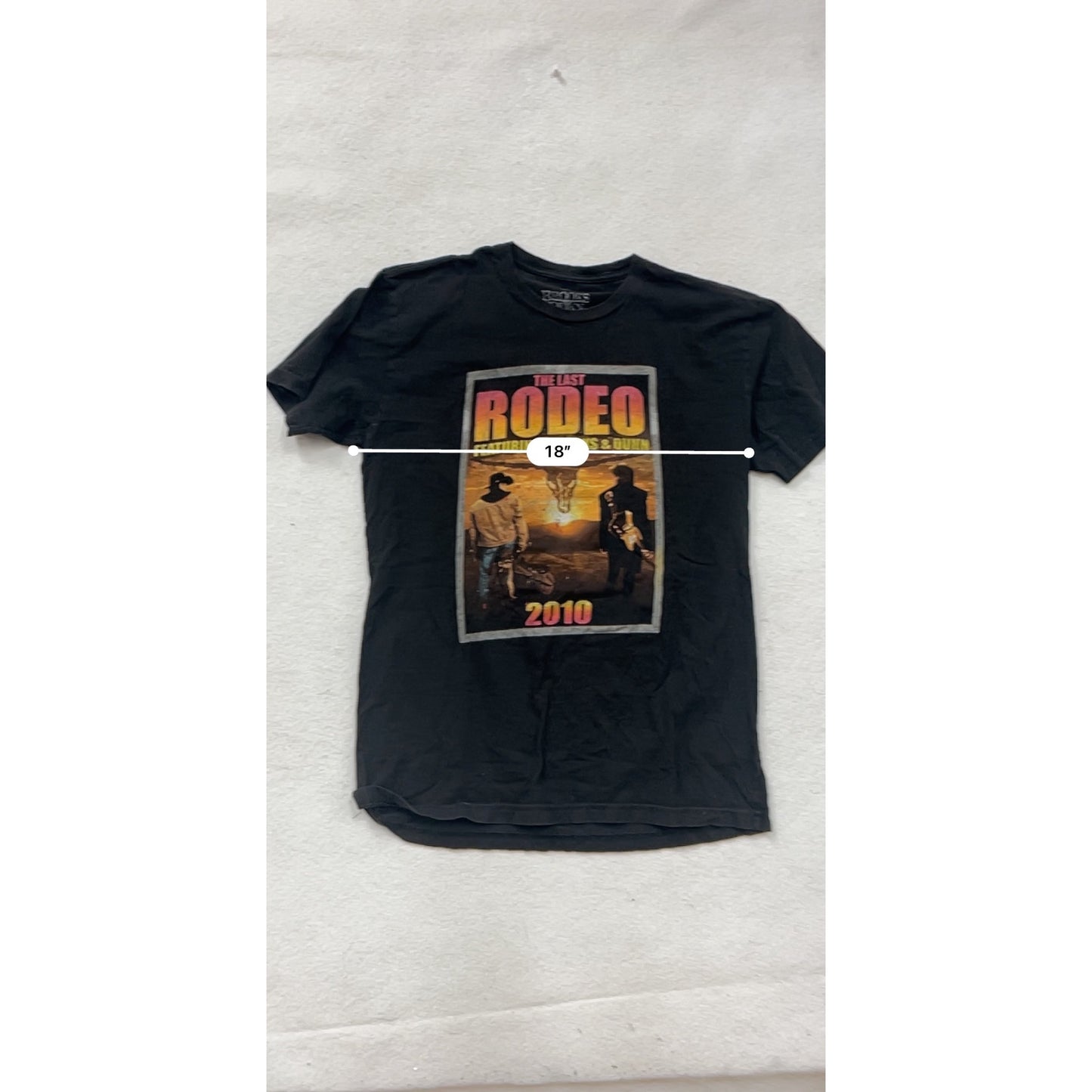 Brooks & Dunn 2010 The Last Rodeo Tour T-Shirt M #8784