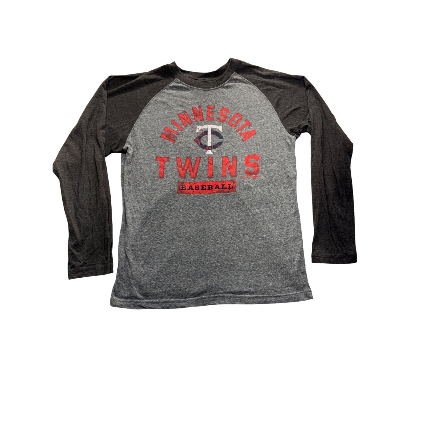 Minnesota Twins Baseball Raglan Youth XL Shirt #7491