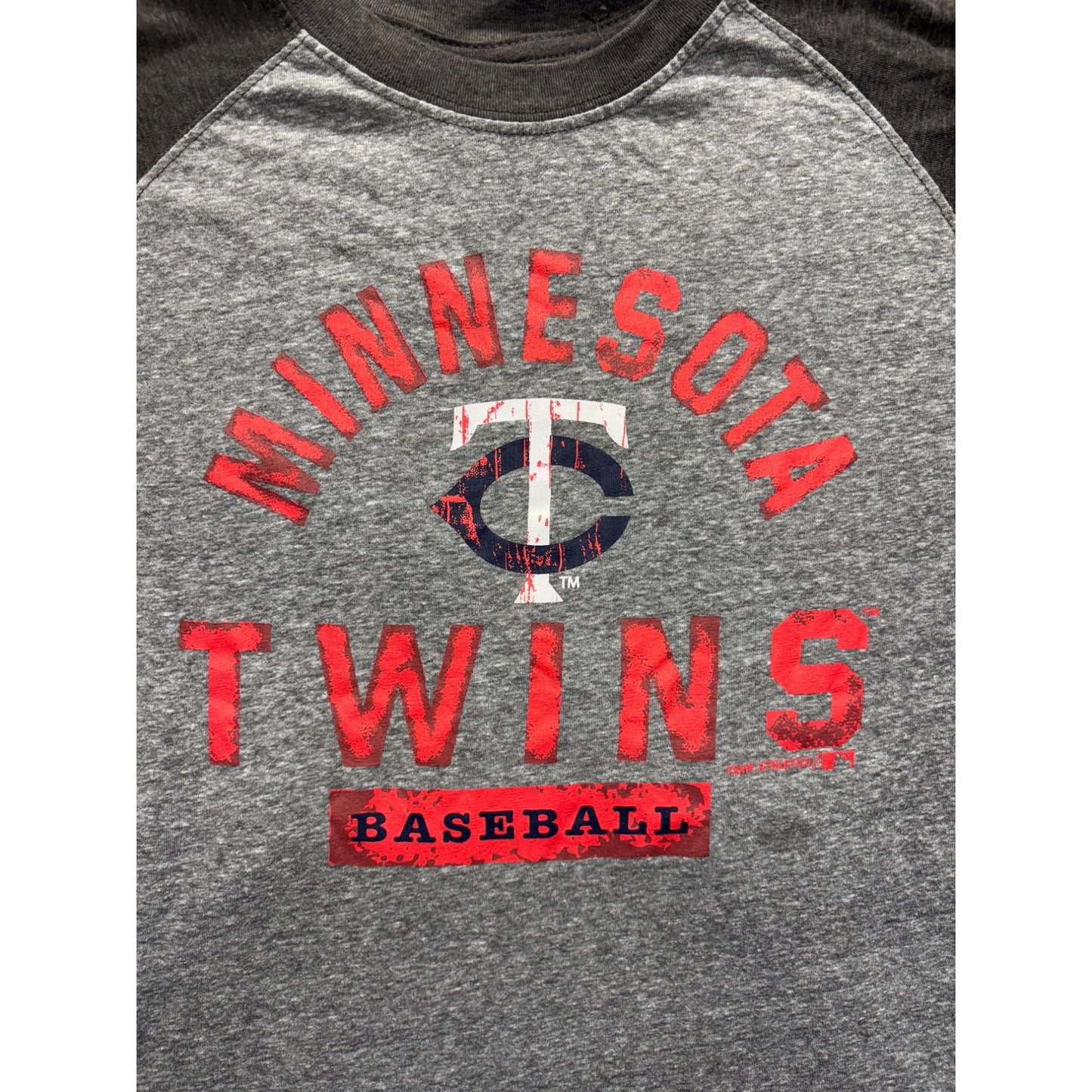 Minnesota Twins Baseball Raglan Youth XL Shirt #7491