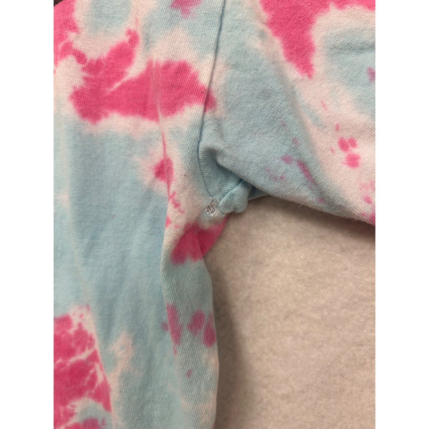 Odd Future Tie-Dye T-Shirt Pink & Blue Cotton Medium #6988