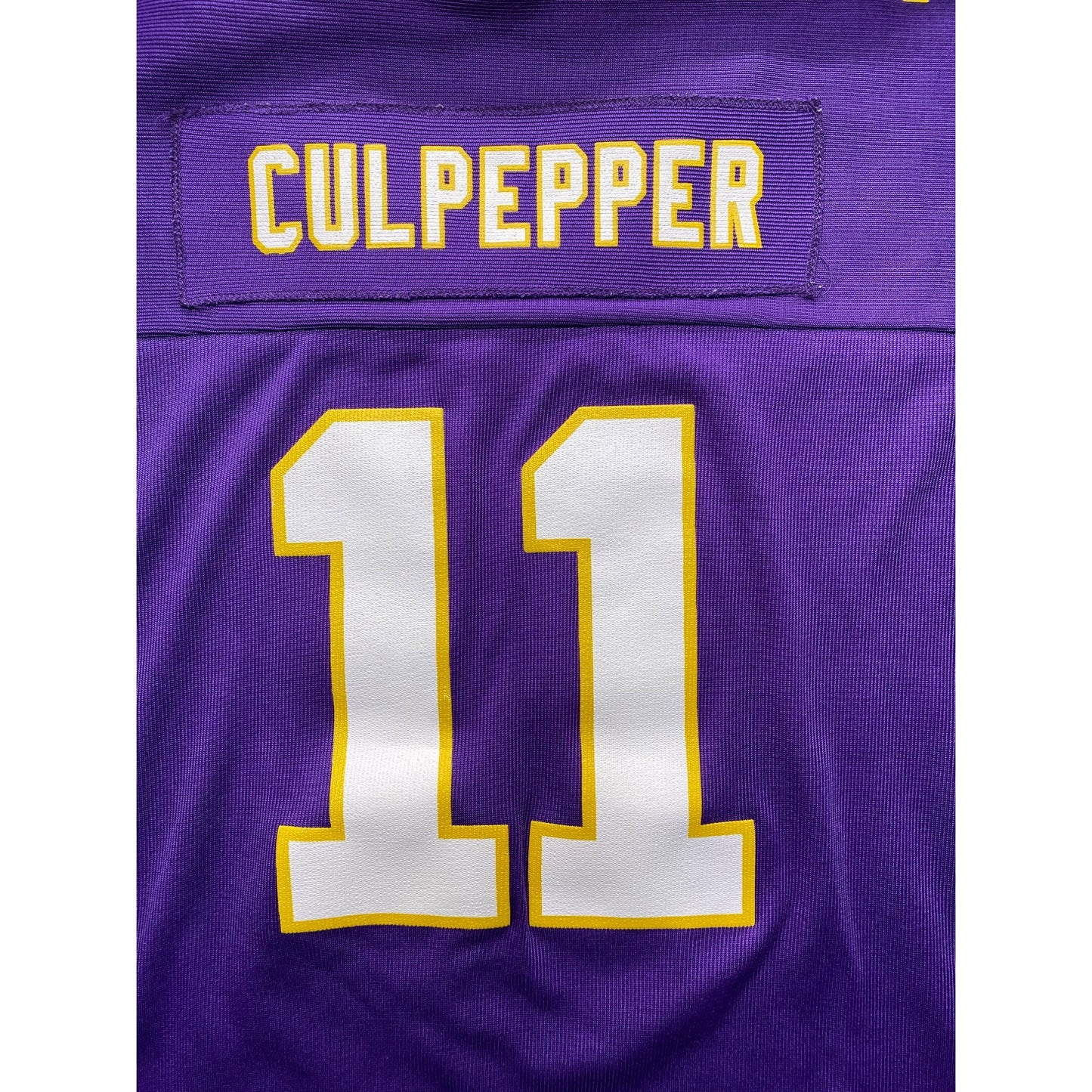 VintageReebok Youth Minnesota Vikings Culpepper #11 Purple NFL Jersey #7403
