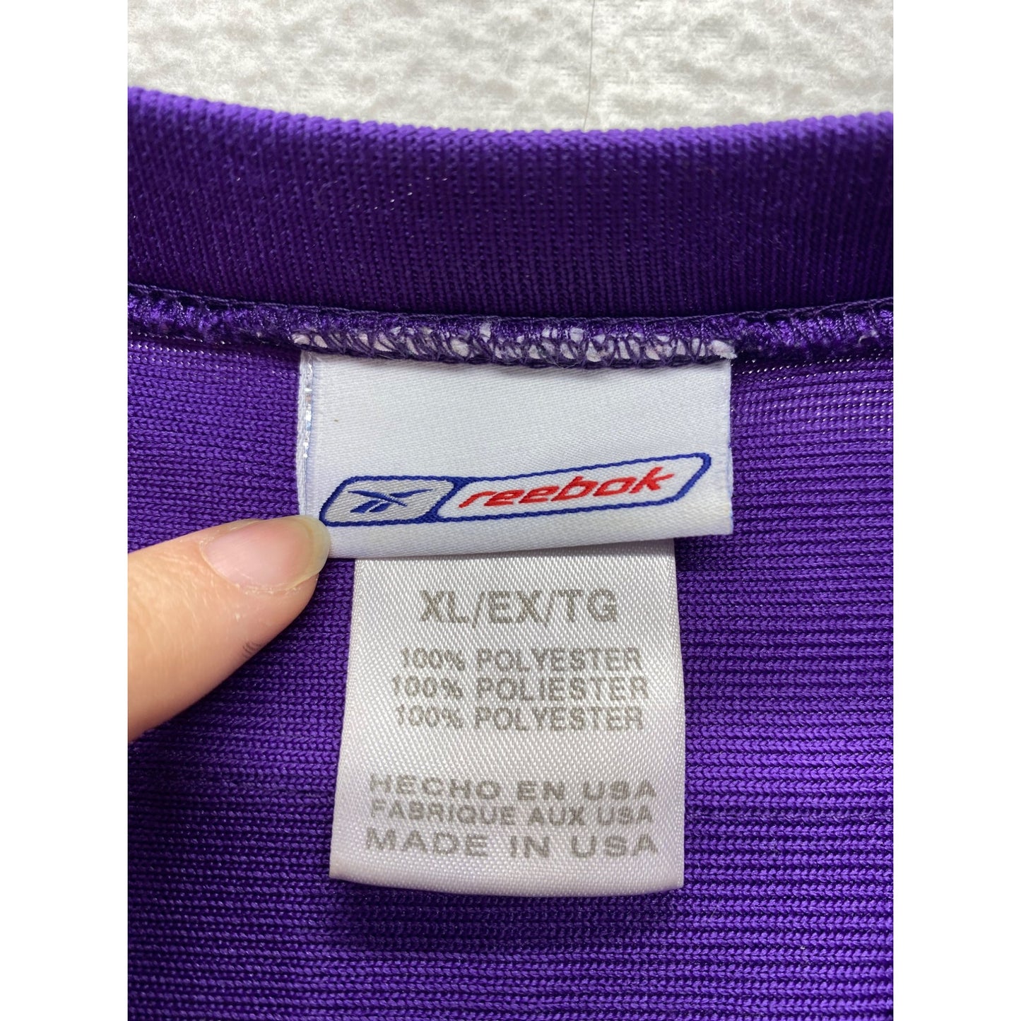 VintageReebok Youth Minnesota Vikings Culpepper #11 Purple NFL Jersey #7403