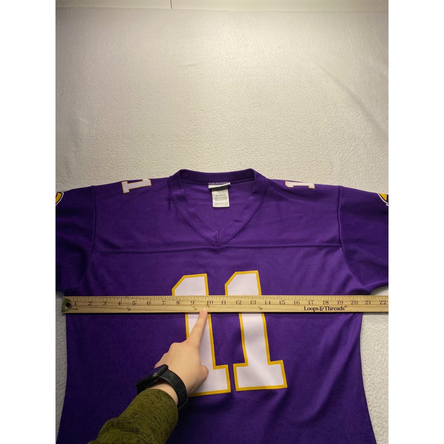 VintageReebok Youth Minnesota Vikings Culpepper #11 Purple NFL Jersey #7403