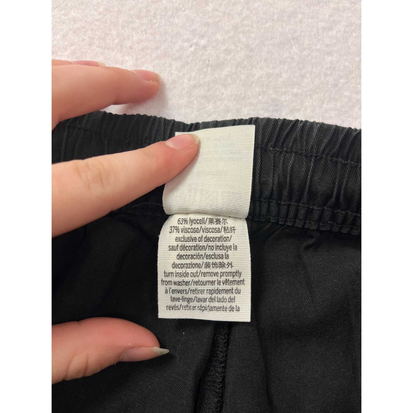 Women’s Victorias Secret Pink Black Jogger Pants #6064