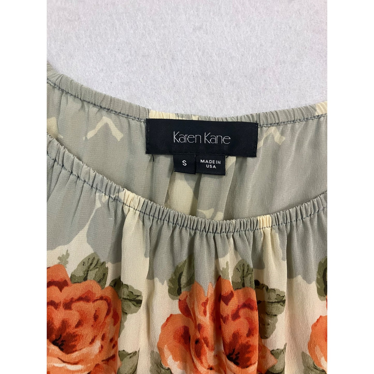 Women’s Silk Floral Shirt #2357