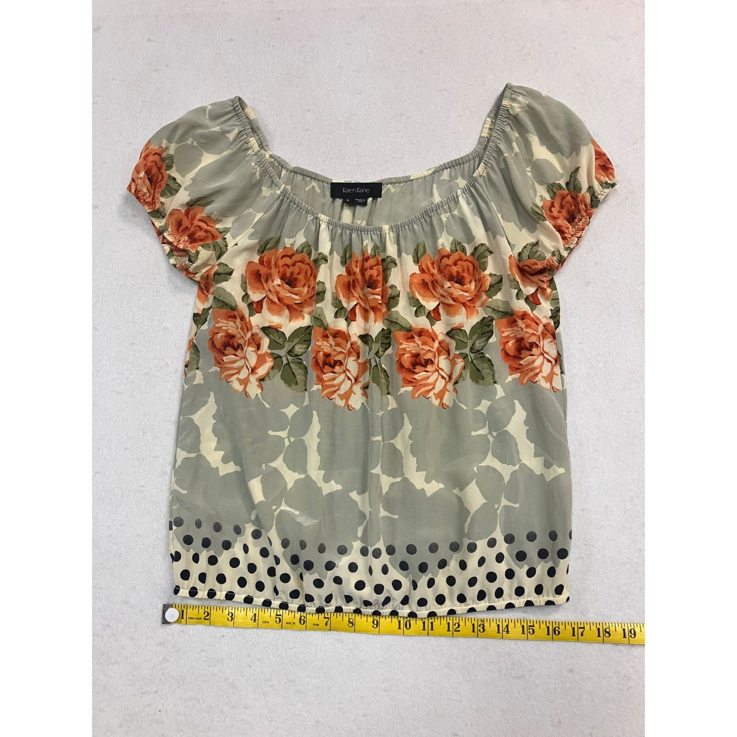 Women’s Silk Floral Shirt #2357
