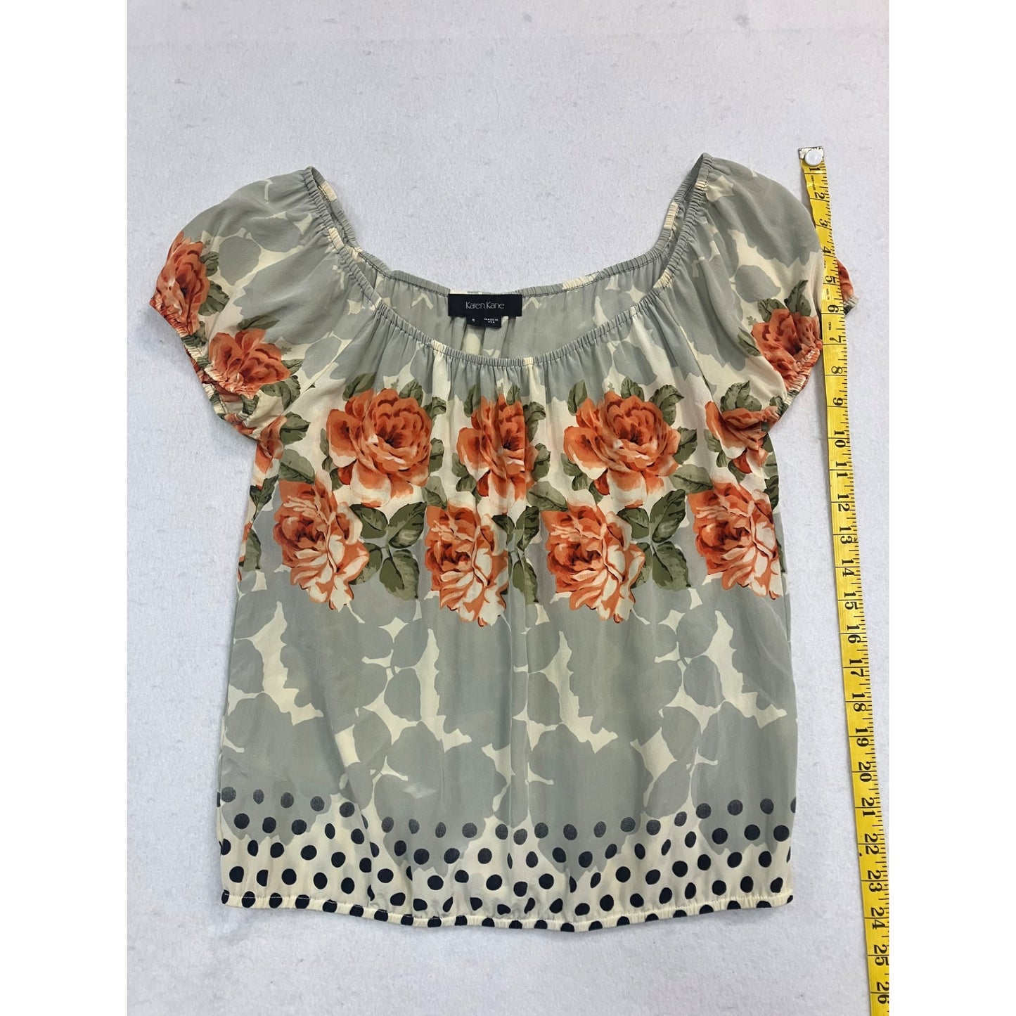 Women’s Silk Floral Shirt #2357