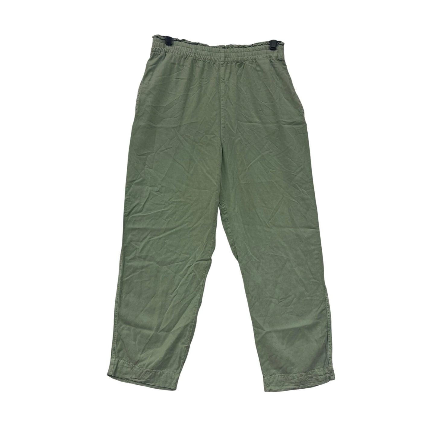 Women’s Stradivarius Green Elastic Waist Trousers #2949