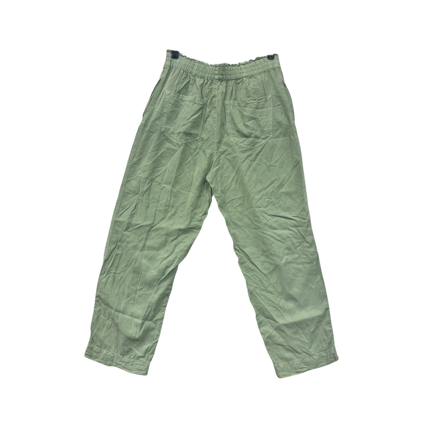 Women’s Stradivarius Green Elastic Waist Trousers #2949