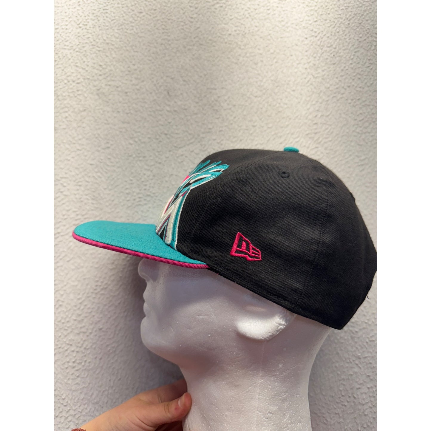 Miami Marlins New Era 9Fifty Snapback Hat OSFM Black & Teal #7895